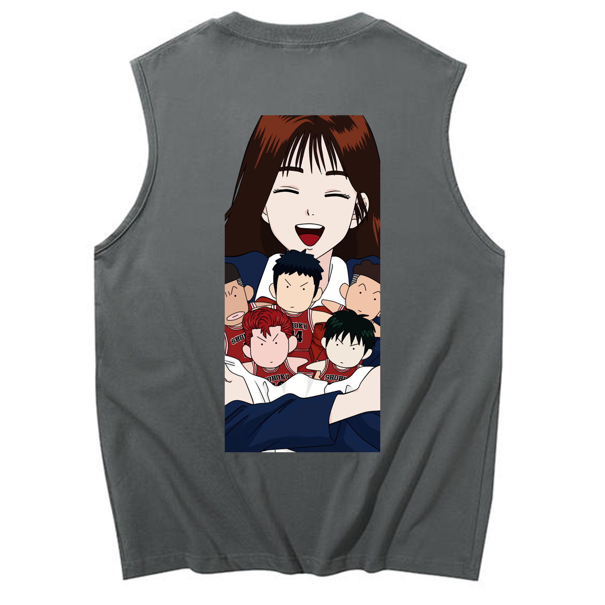 （画像用） SLAM DUNK／スラムダンク コットン100％タンクトップ（背面プリント）